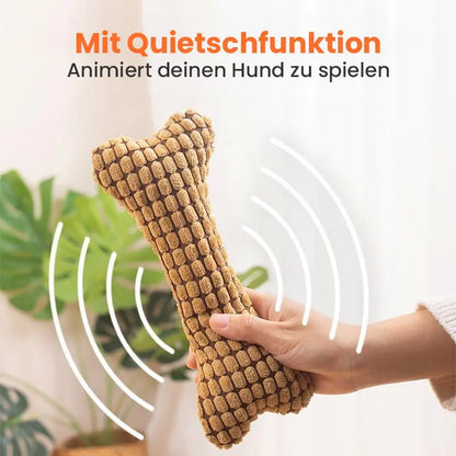 Plüsch Knochen - robustes Hundespielzeug für starke Kauer
