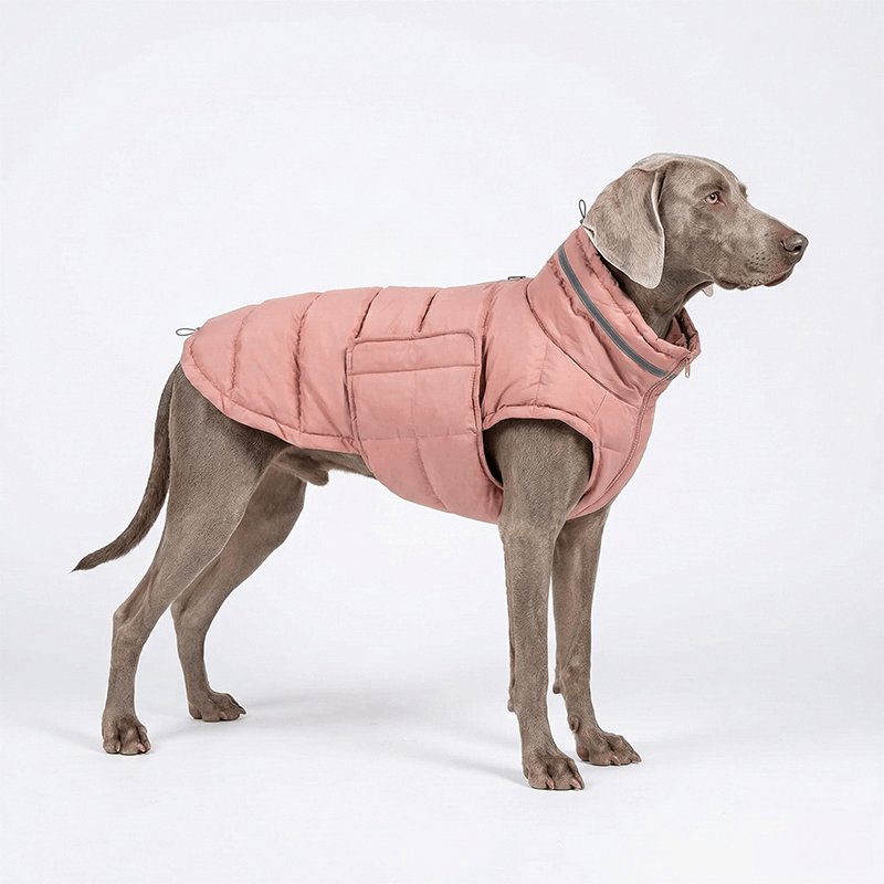 Hunde Wintermantel Juneau rosa