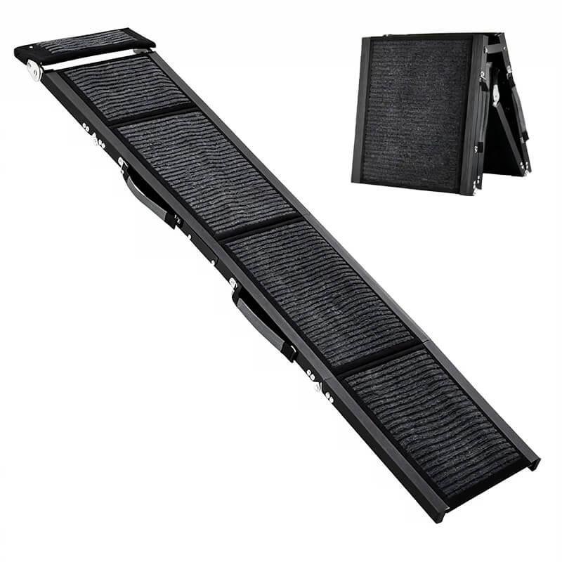 Klappbare Hunderampe für Auto & SUV – rutschfest, stabil & gelenkschonend bis 120 kg