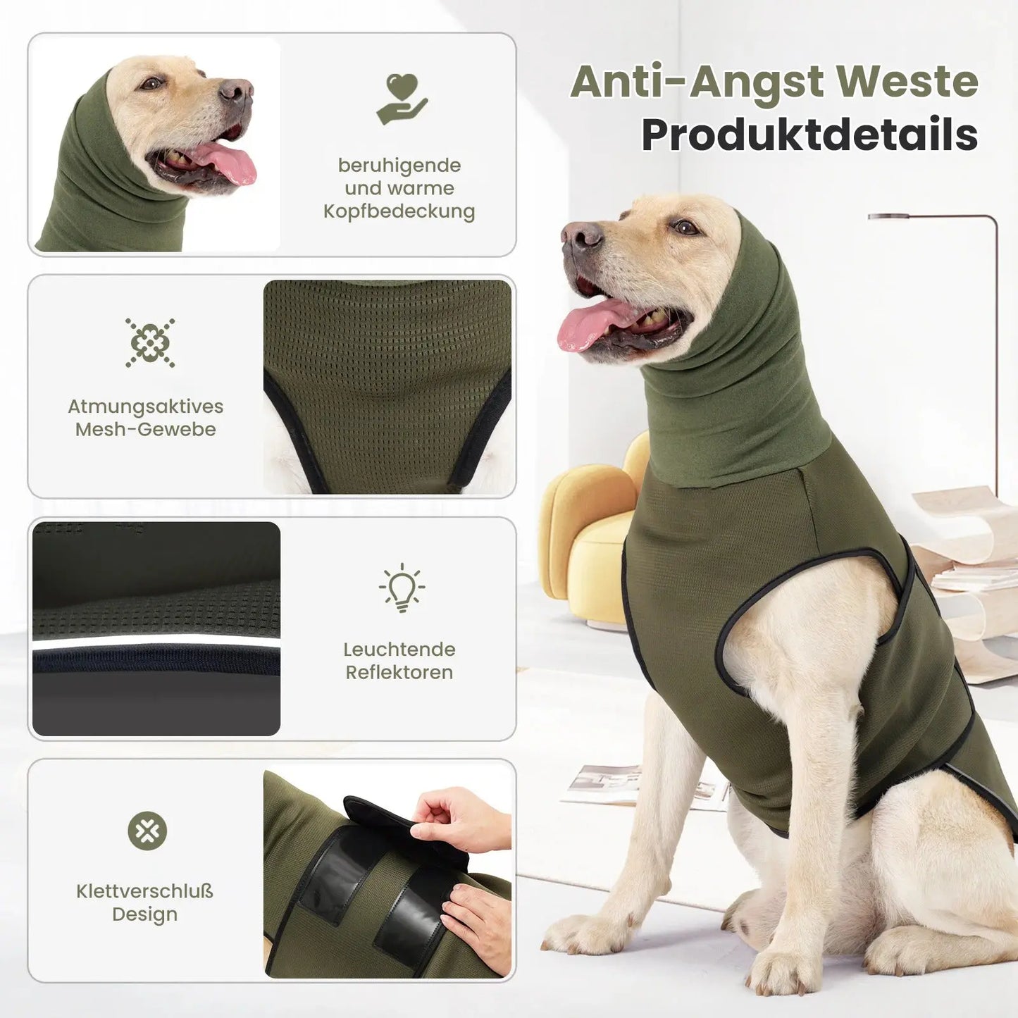 CalmGuard™ Beruhigungsweste für Hunde