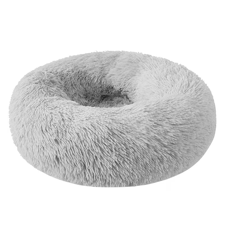 Kuschelnest™ Orthopädisches flauschiges Hundebett im Donut-Design