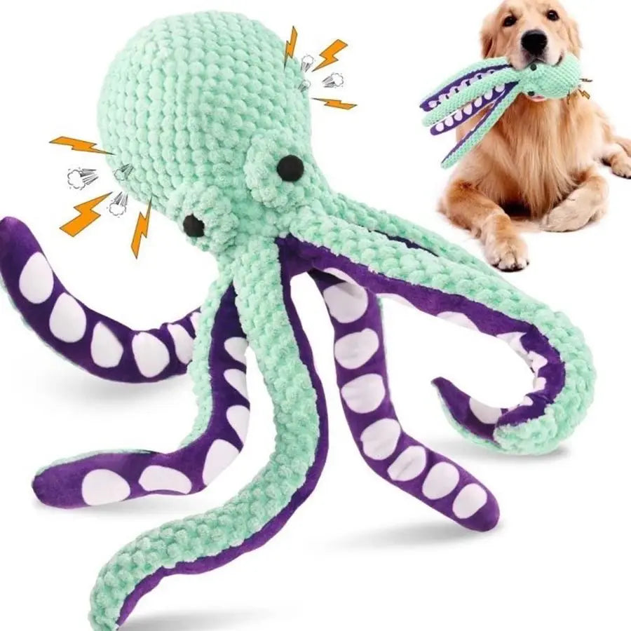 Oktopus Oggy - Interaktives Hundespielzeug - canivoa.de