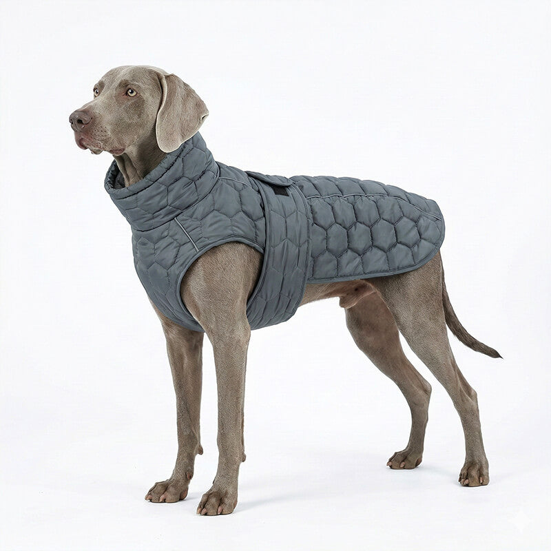 Hunde Wintermantel Stirling grau