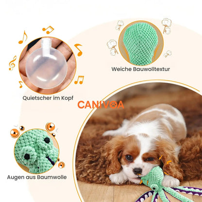 Oktopus Oggy - Interaktives Hundespielzeug - canivoa.de