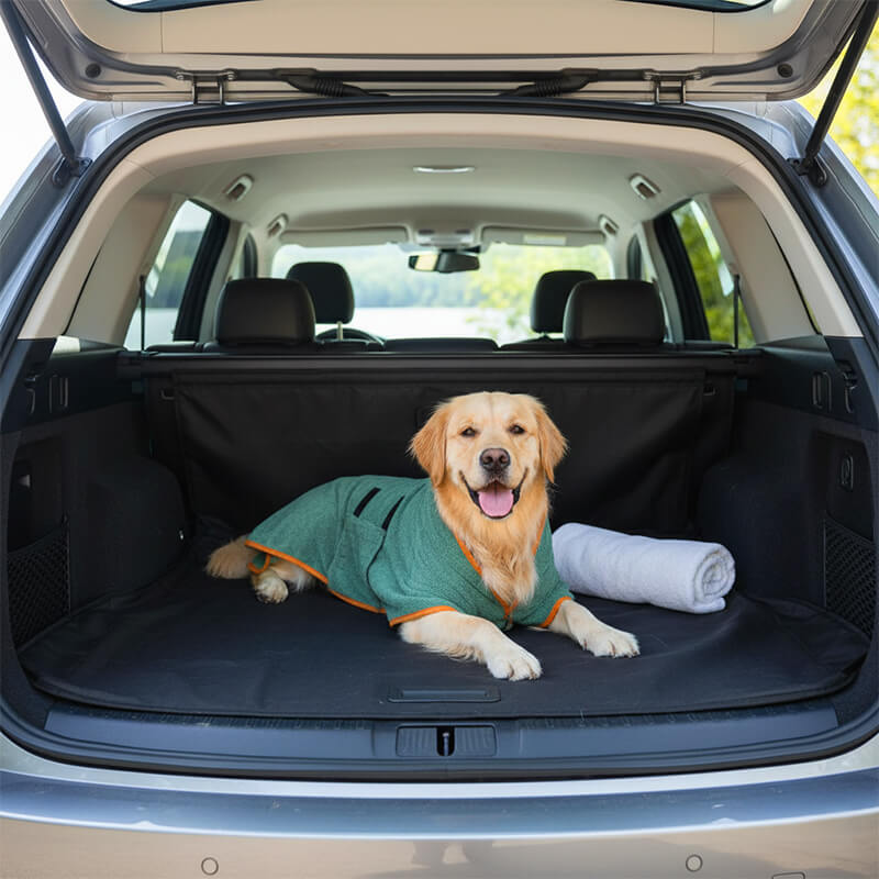 Hunde Bademantel - schnell trocknend & individuell anpassbar