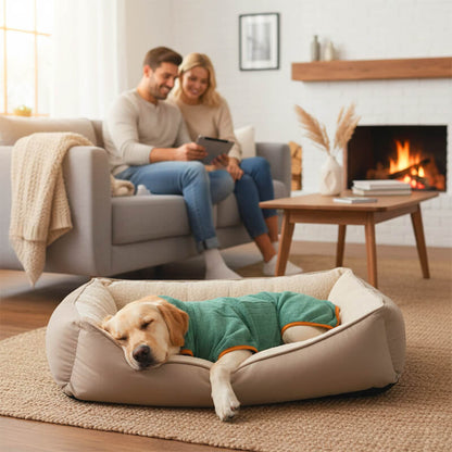 Hunde Bademantel - schnell trocknend & individuell anpassbar