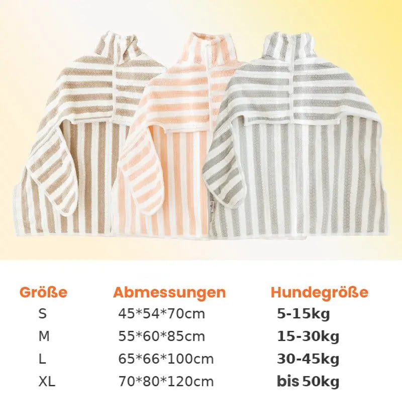 Canivoa - Weicher Premium Hunde Bademantel - canivoa.de