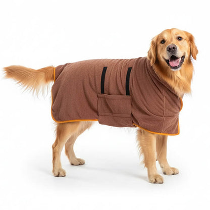 Hunde Bademantel - schnell trocknend & individuell anpassbar