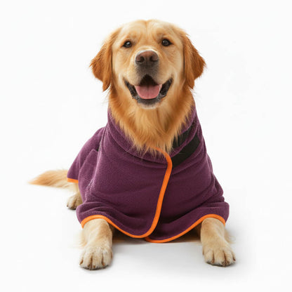 Hunde Bademantel - schnell trocknend & individuell anpassbar