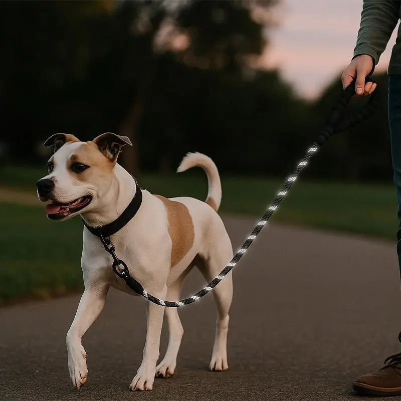 reflektierende hundeleine für kleine hunde, nylon leine 2 m, geflochten reflektierend im Spaziergang
