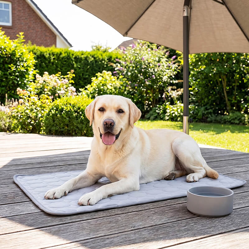 Kühlmatte für Hunde & Katzen – Selbstkühlende Kühldecke ohne Gel & Strom
