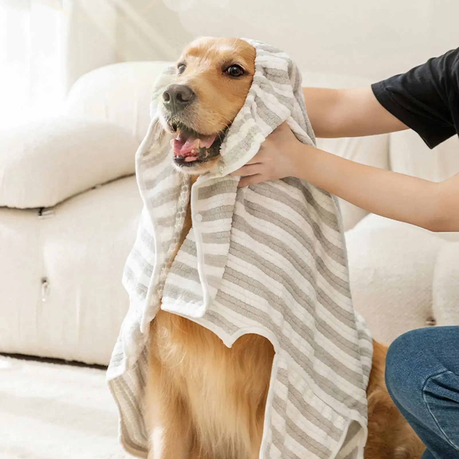 Canivoa - Weicher Premium Hunde Bademantel - canivoa.de