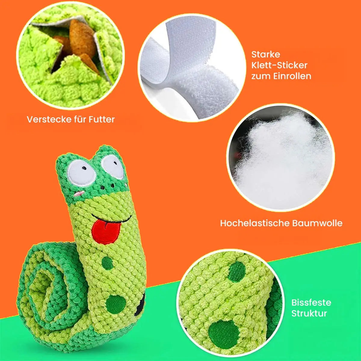 Schnüffel-Schlange – Interaktives Hundespielzeug - canivoa.de