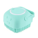 Bade- und Massagebürste aus Silikon für Hunde & Katzen - canivoa.de