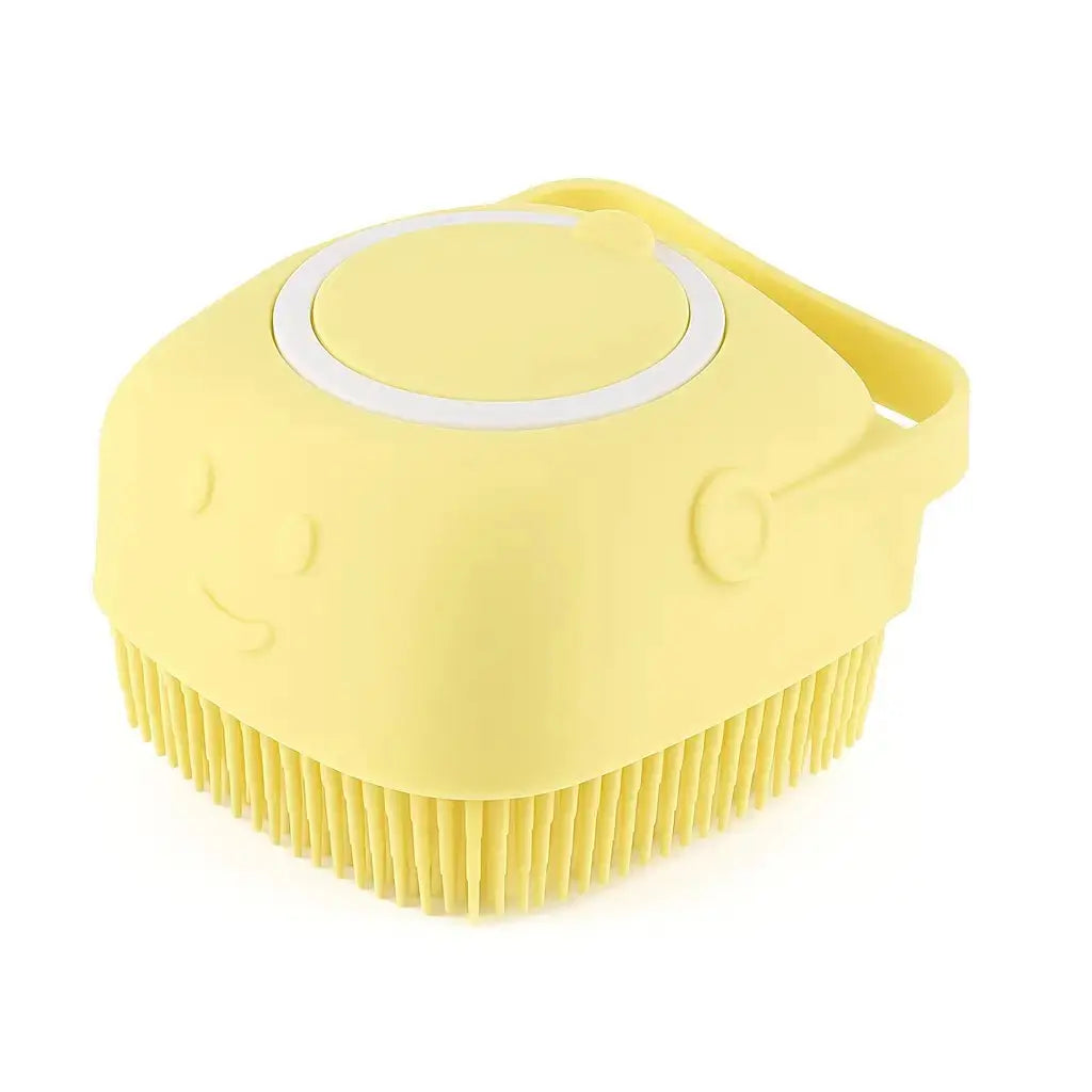 Bade- und Massagebürste aus Silikon für Hunde & Katzen - canivoa.de