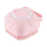 Bade- und Massagebürste aus Silikon für Hunde & Katzen - canivoa.de