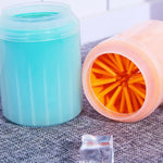 pfotenputzer hunde in verschiedenen farben mit weichem silikon innen