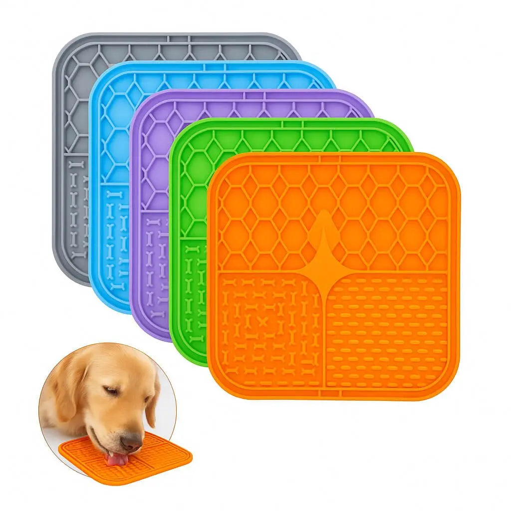 Schleckmatte für Hunde in verschiedenen Farben, Hundeleckmatte